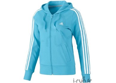 Adidas Sweat capuche zipp� Essential 3S W