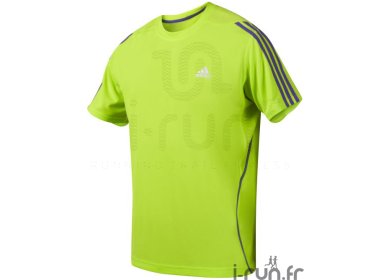 Adidas Tee shirt Response Homme lemon