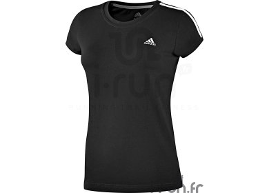 Adidas TS col rond Essentials 3S W noir