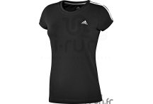 Adidas TS col rond Essentials 3S W noir