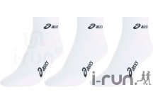 Asics 3 Paires Cush Quarter blanche