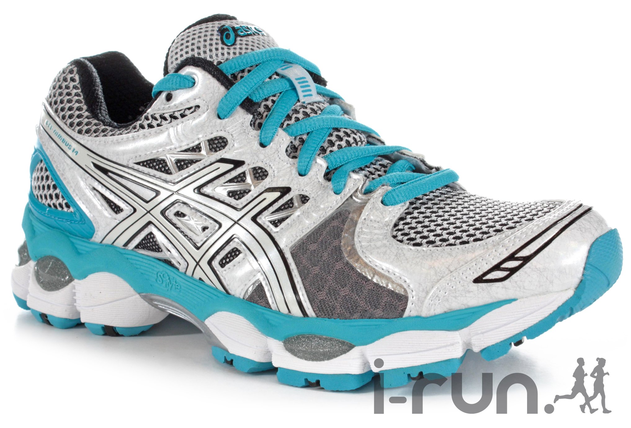 asics gel nimbus 14 femme brun