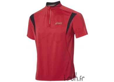 Asics T.S 1/2 Zip Round Neck Top Tango M