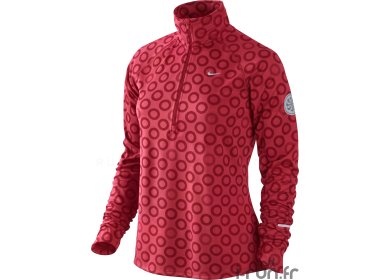 Nike Maillot Element Jacquard 1/2 zip W