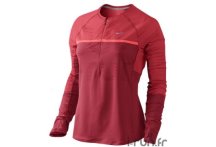 Nike Maillot Shere Dry 1/2 zip L/S W