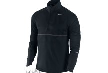 Nike Tee-shirt Sphere L/S 1/2 zip noir