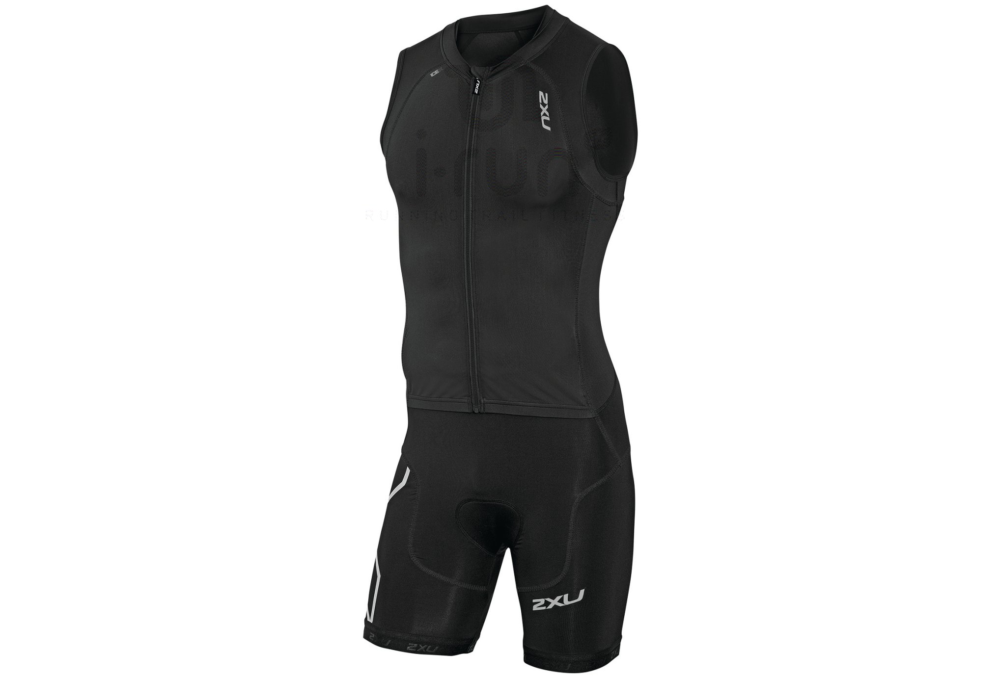 2XU Maillot Manches Longues Homme - Ignition Compression - black/silver