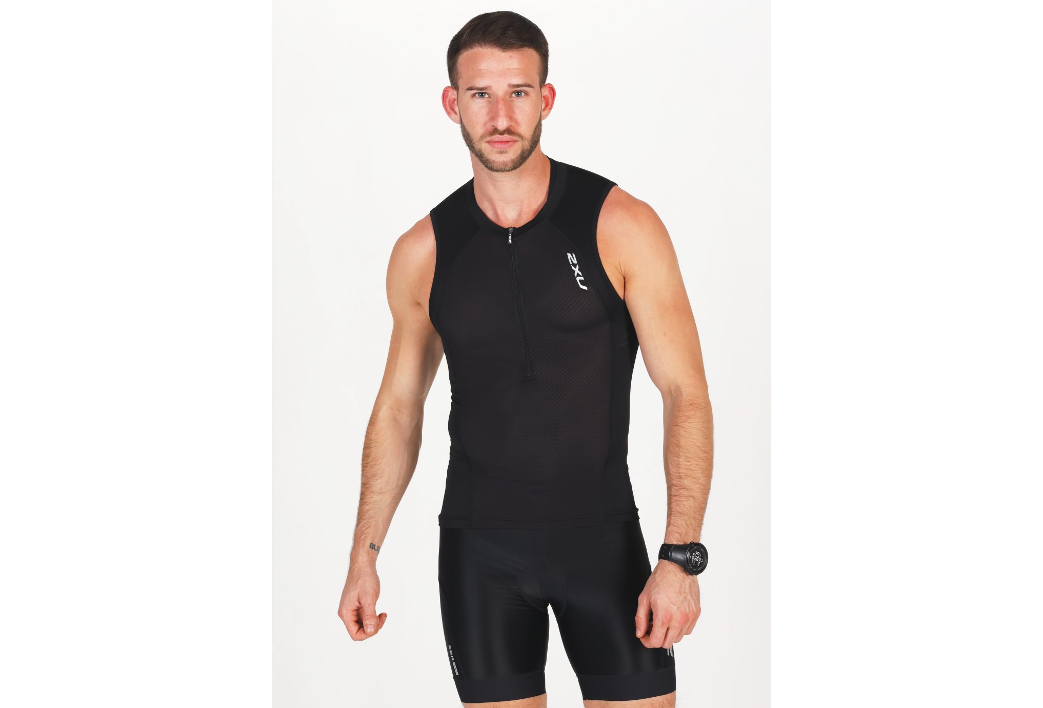 2XU Compression Tri Singlet M vêtement running homme