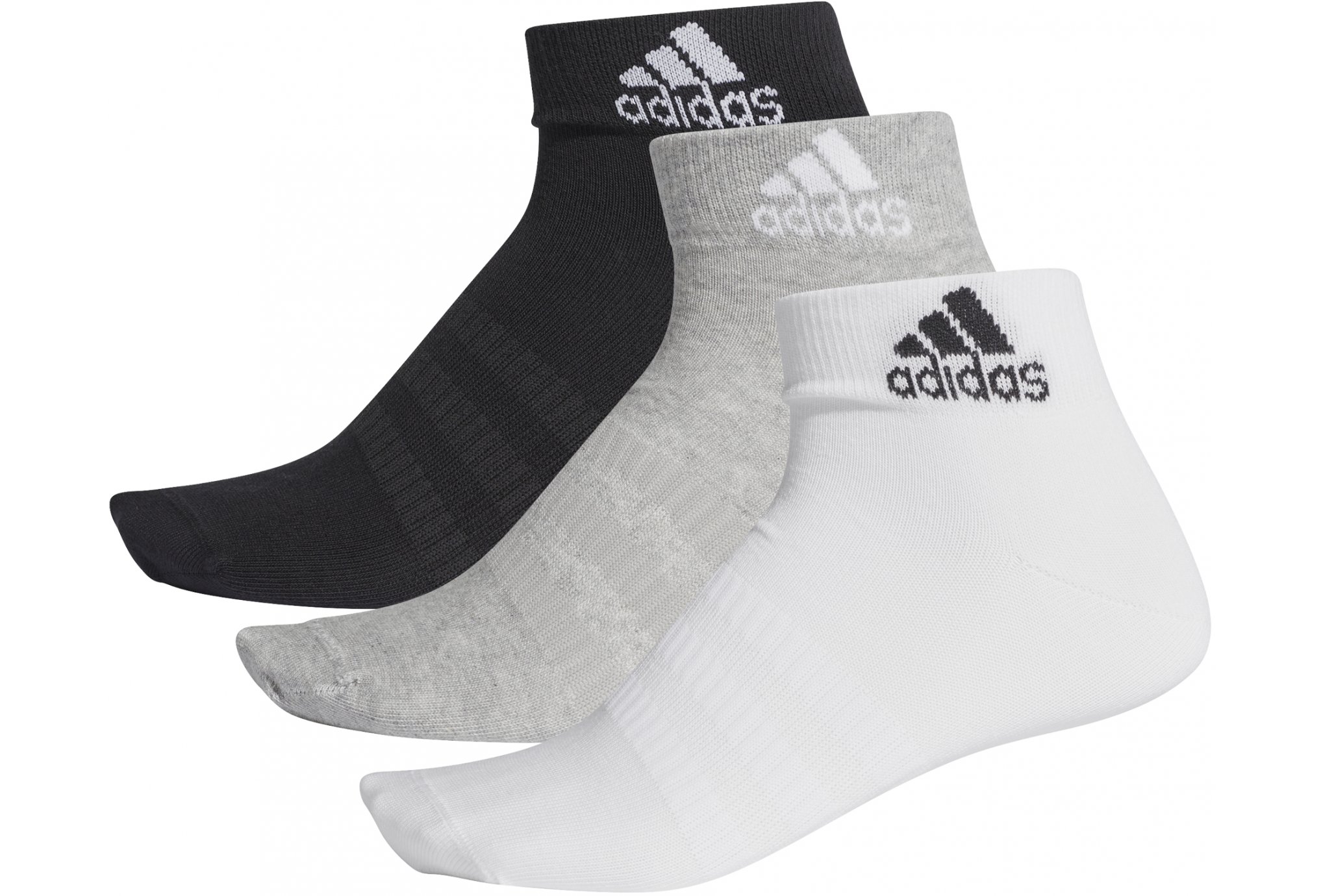 adidas 3 paires Ankle Light Chaussettes