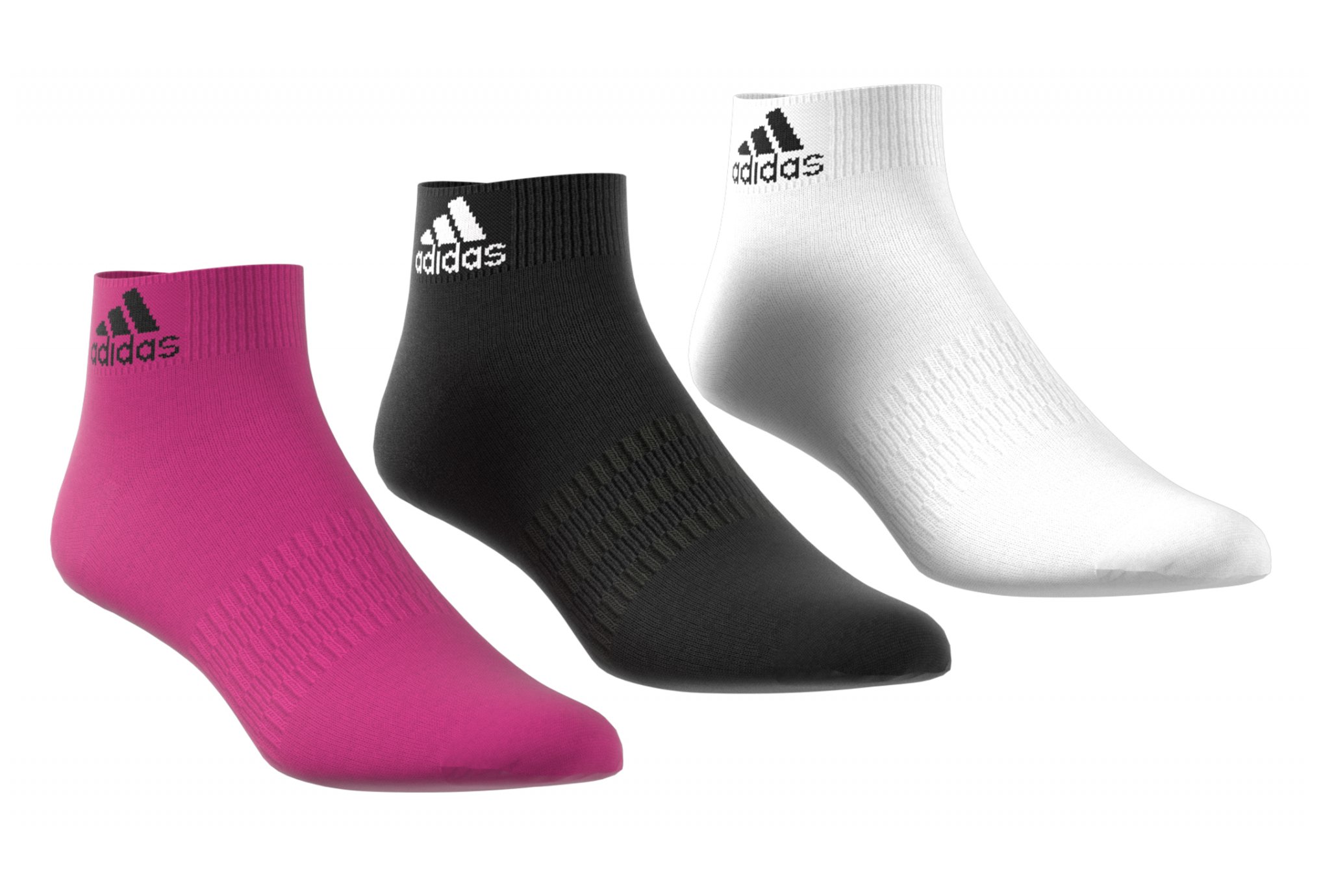 adidas 3 paires Ankle Light Chaussettes