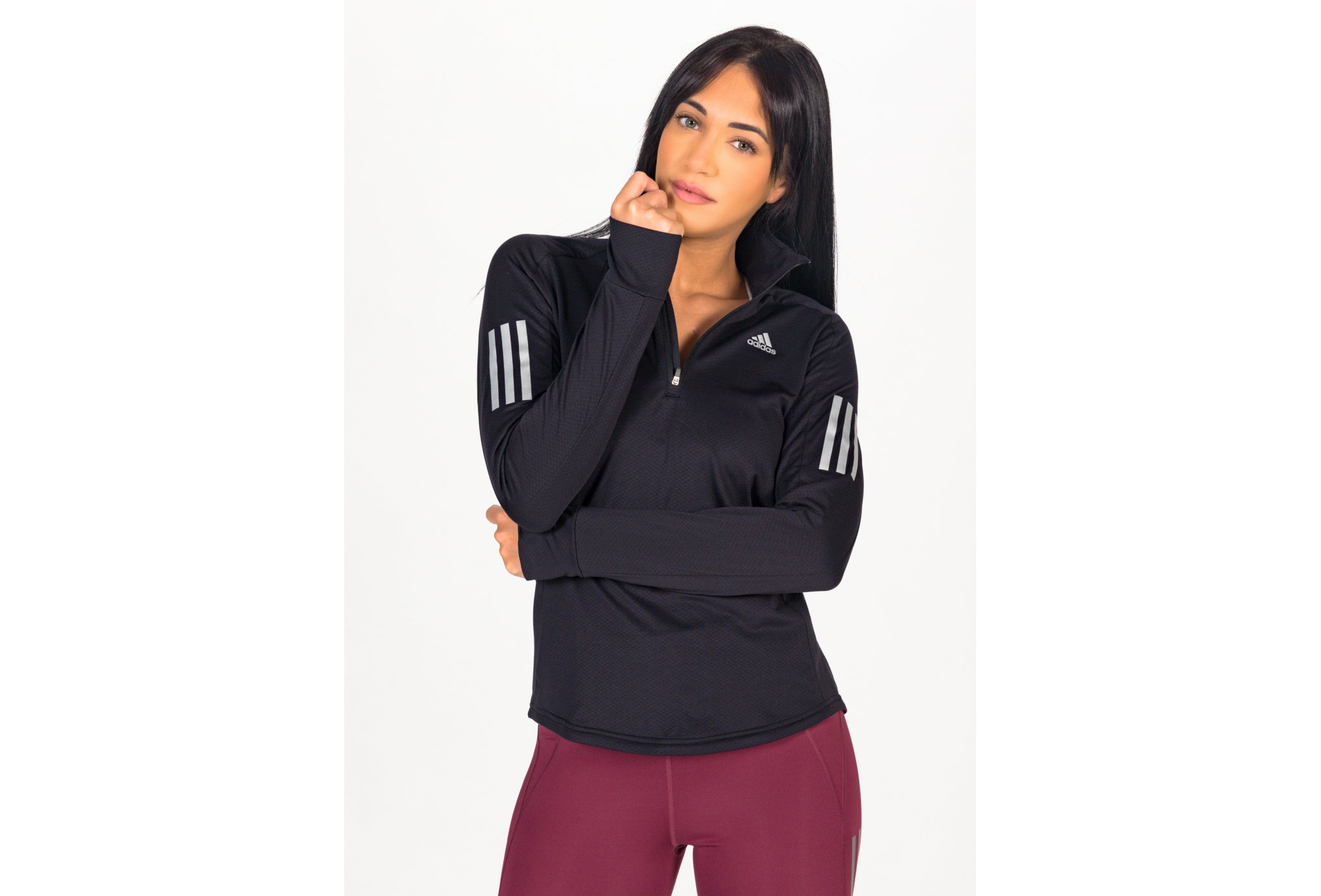 adidas Own The Run 1/2 Zip Warm W vêtement running femme