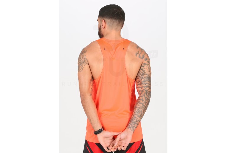 adidas camiseta de tirantes Own The Run 3-Stripes