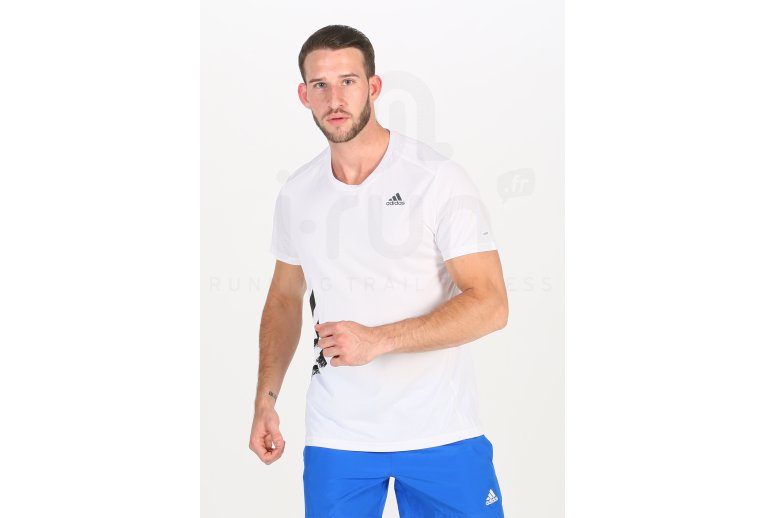 adidas camiseta manga corta Run It 3-Stripes PB