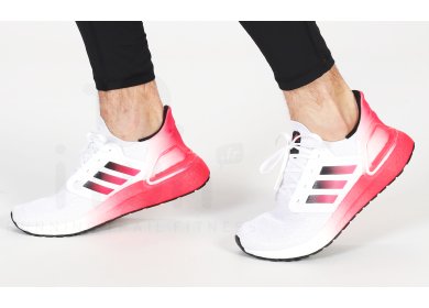 adidas blanche et rose homme