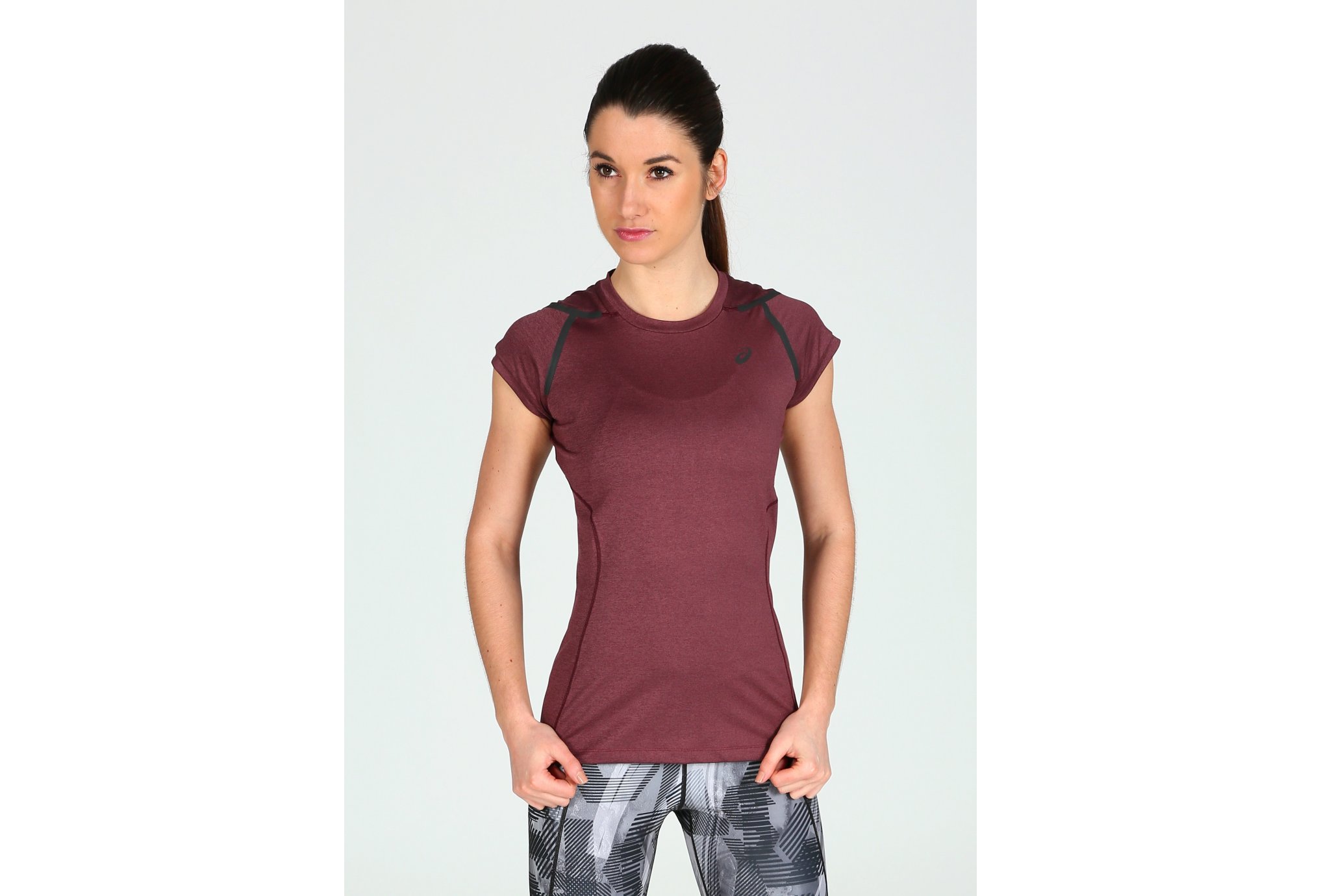 Asics Tee-shirt Running W Diététique Vêtements femme