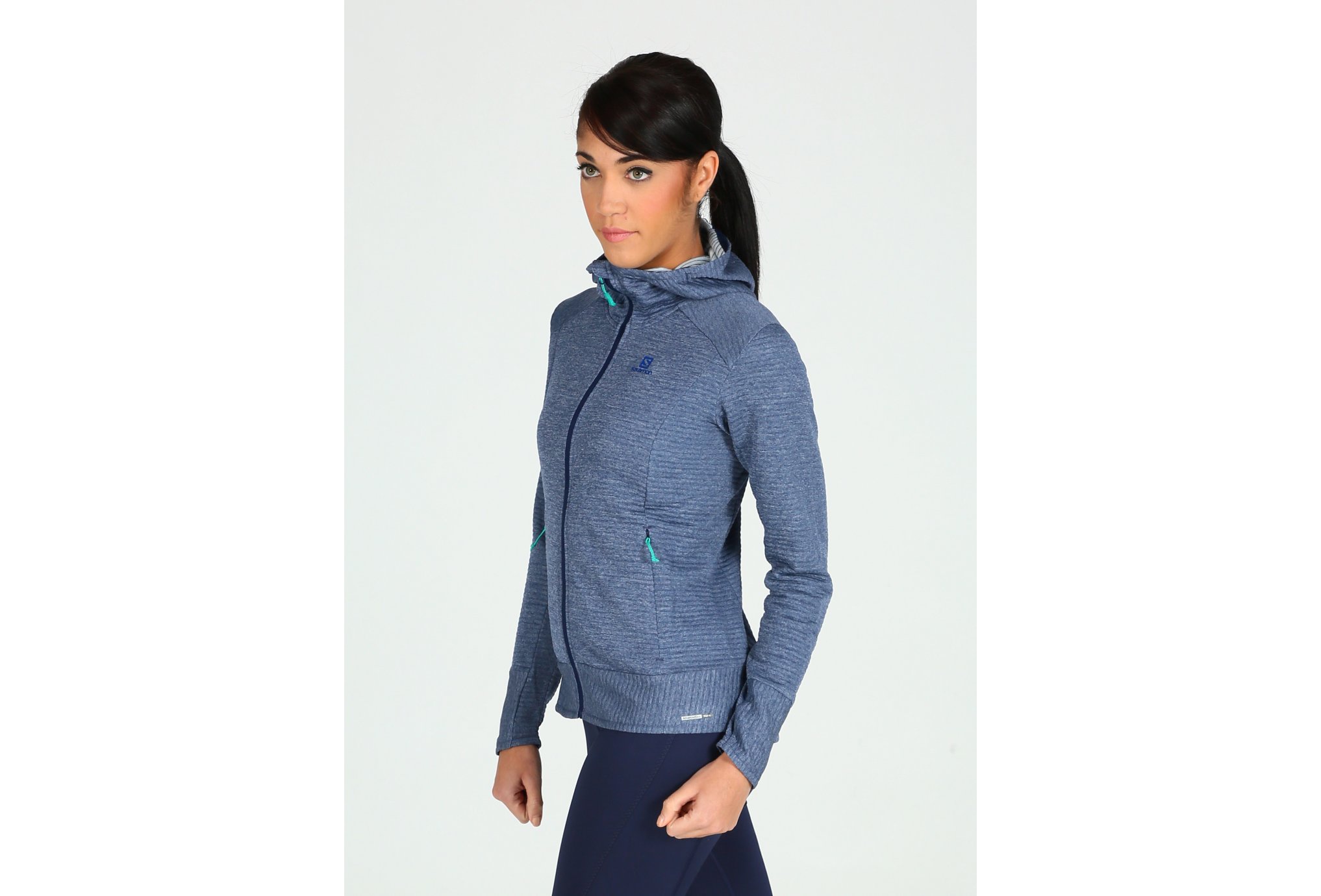 Salomon Right Nice Mid Hoodie W vêtement running femme