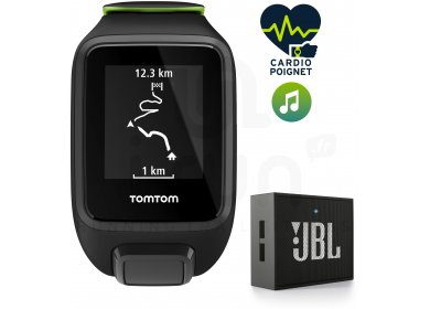 Tomtom Runner 3 Cardio + Music - Large - Haut parleur JBL 