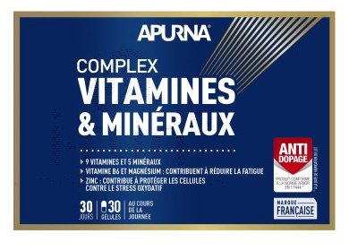 Apurna Complex Vitamines et Minraux - 30 glules 