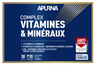 Apurna Complex Vitamines et Minraux - 30 glules