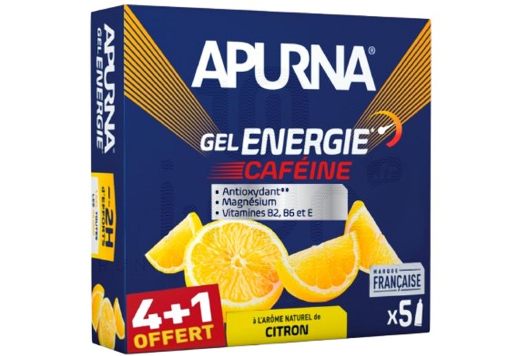 Apurna ?tui Gel Energie - Citron 4+1