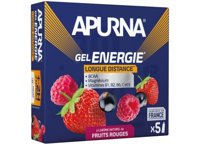 Apurna Etui gels +2h d'effort Fruits rouges 