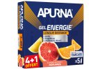 Apurna Energiegel Long Distances 4+1 - Zitrusfr�chte