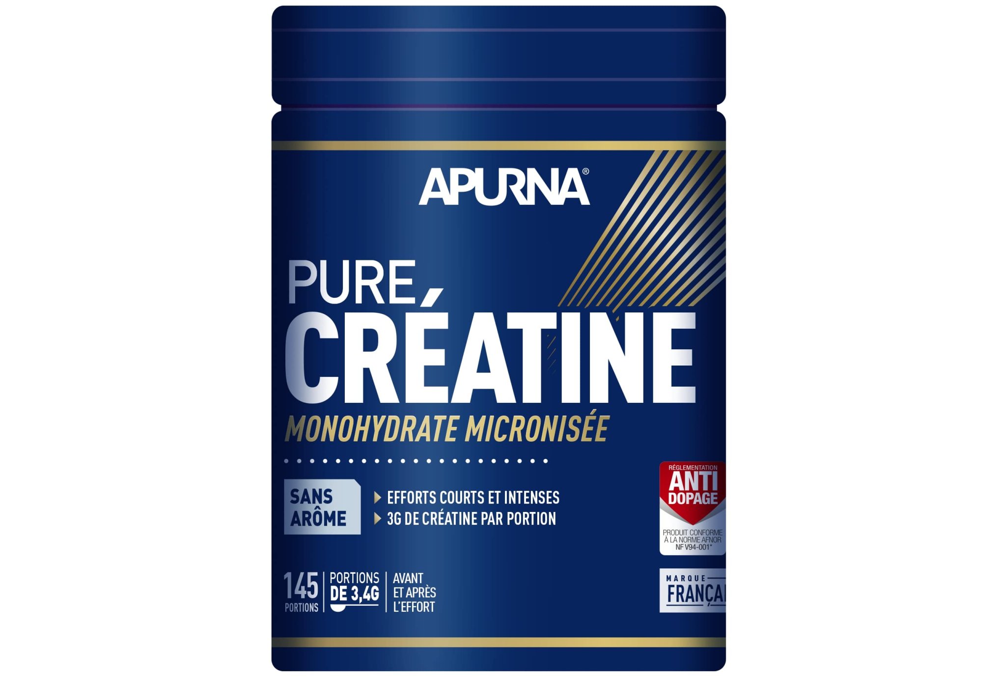 Apurna Pure Créatine - Neutre - 500 g Diététique Compléments
