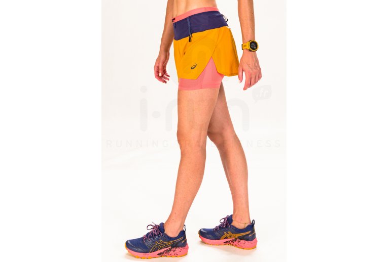 Asics pantal�n corto Fujitrail 2 en 1