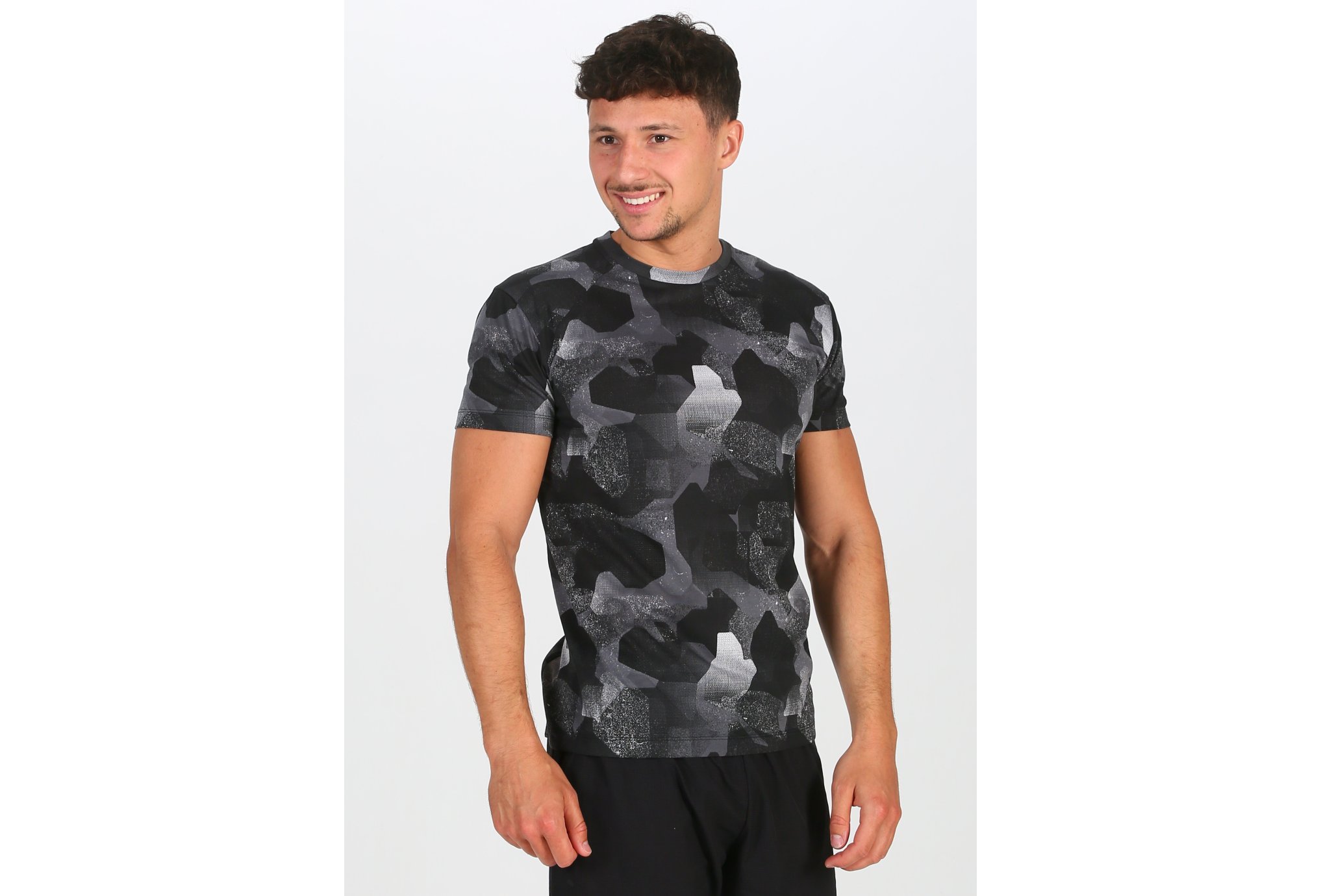 Asics FuzeX Printed SS Tee M vêtement running homme