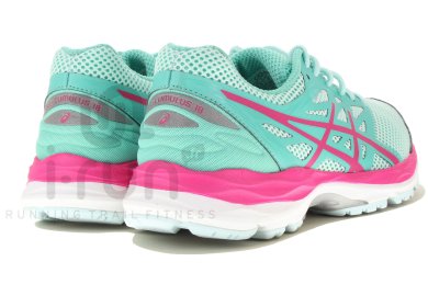 asics gel cumulus 18 femme verte