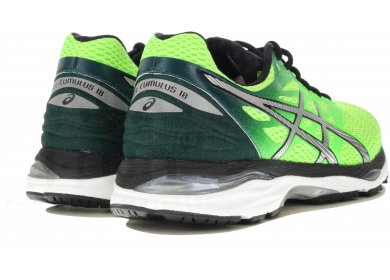 asics gel cumulus 9 homme verte