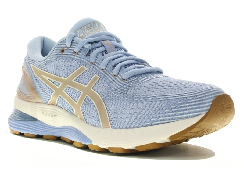 asics gel nimbus 7 femme bleu