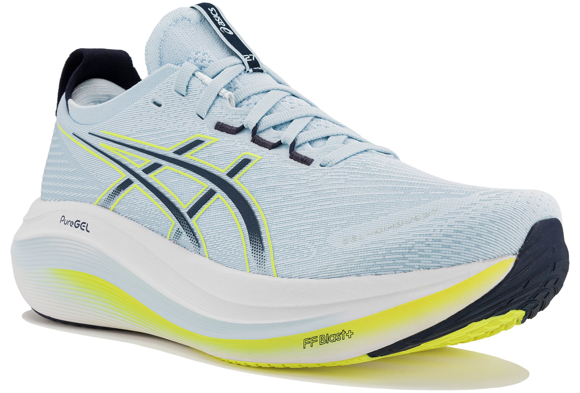 【未使用 27cm】ASICS　 GEL-NIMBUS 26 ネイビー/ライム ASICS ネイビー/ライム シューズ 未使用 27cm】ASICS GEL-NIMBUS