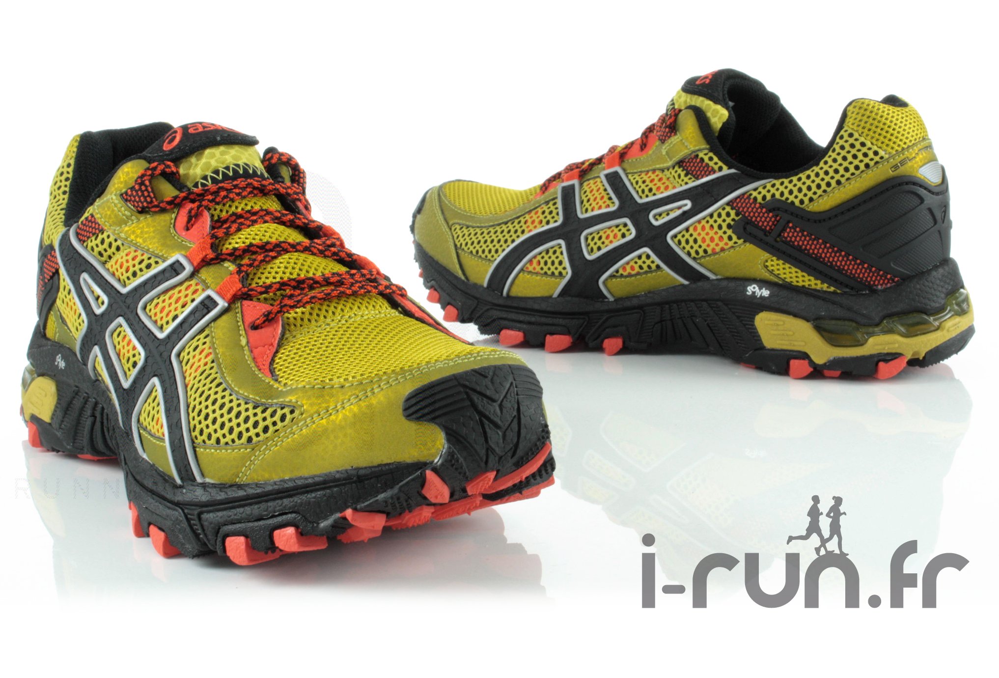 asics jaune homme