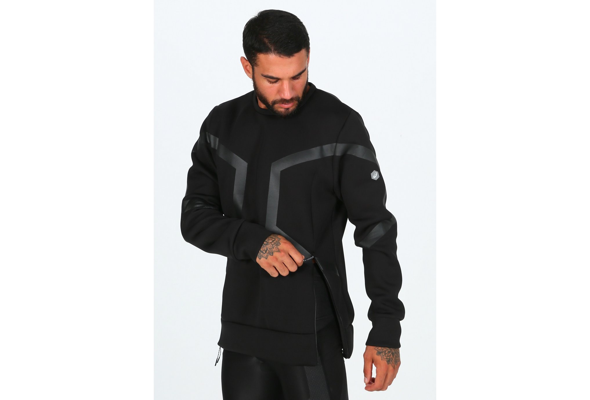 Asics Hexagon Crew Top M Diététique Vêtements homme