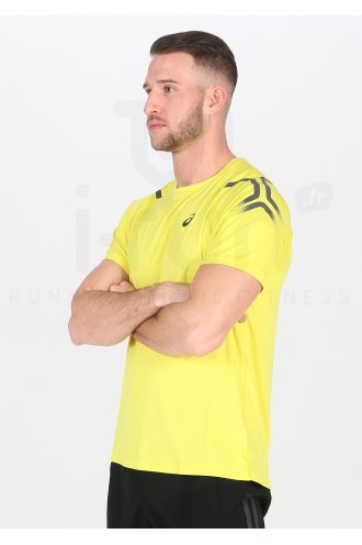 polo asics homme jaune