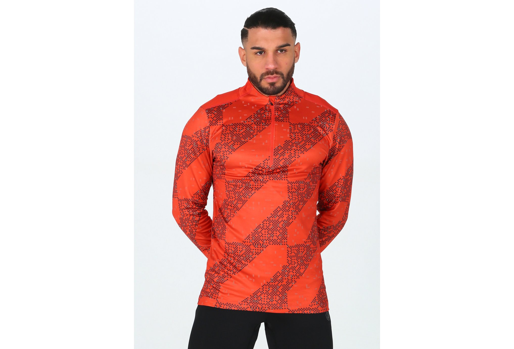 Asics Lite-Show Ls 1/2 Zip M vêtement running homme
