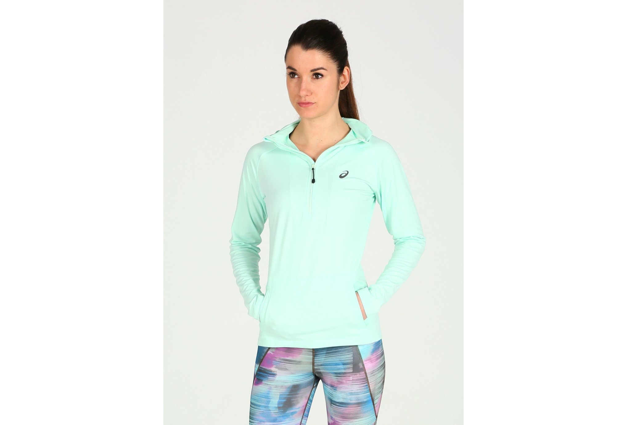 Asics LS Hoodie W Diététique Vêtements femme