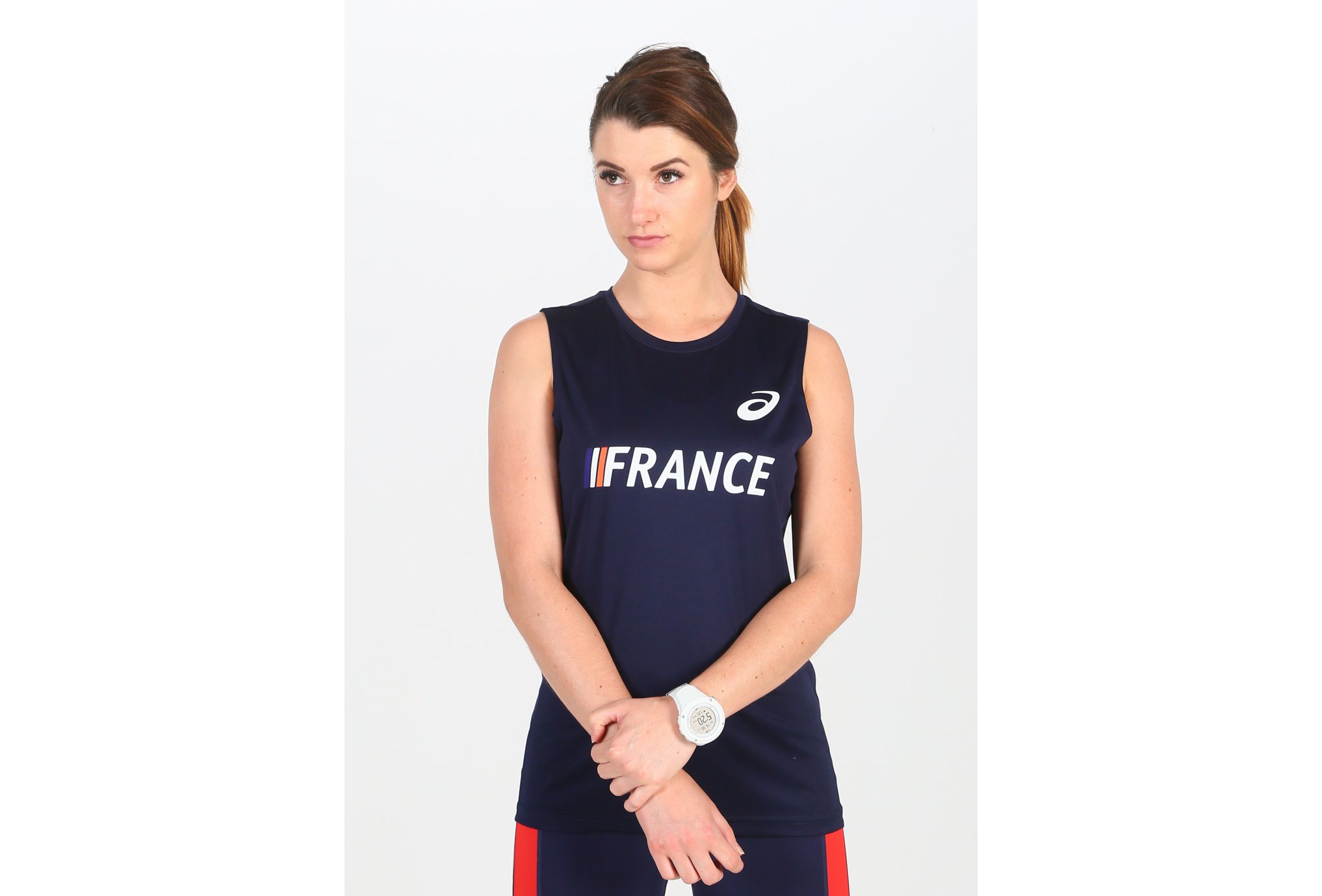 Asics Maillot Supporter W vêtement running femme