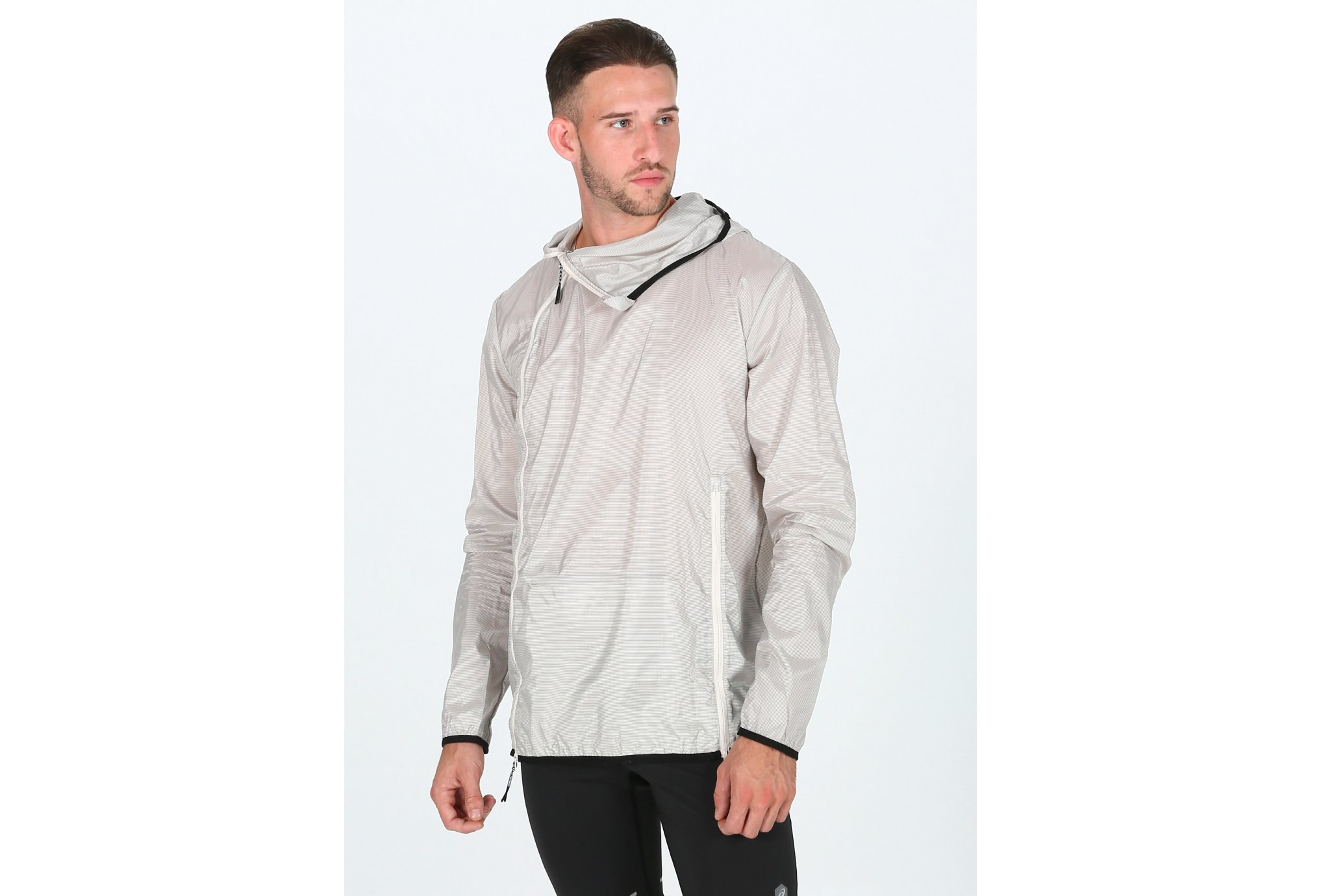 asics packable rain jacket
