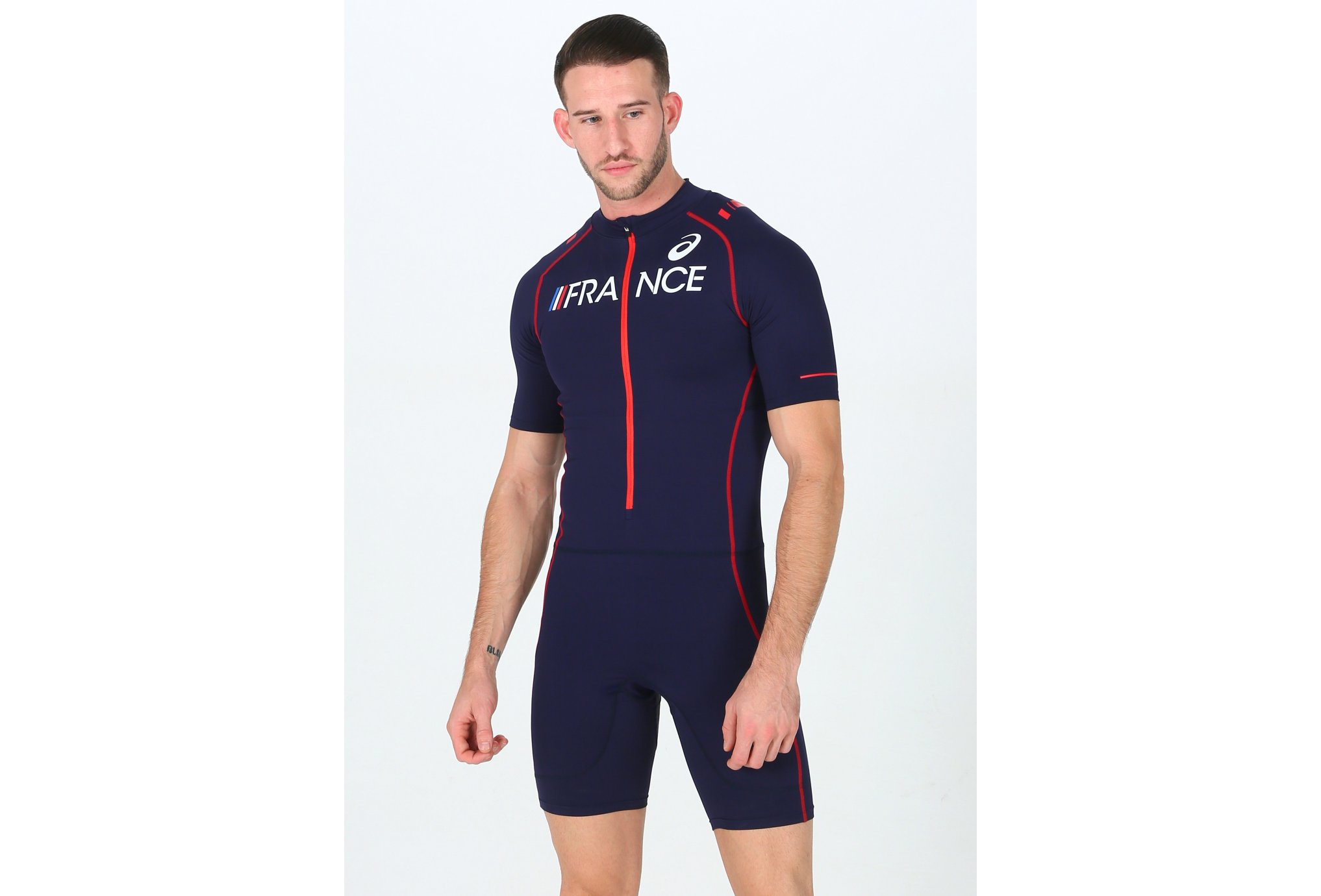 Asics Racing Suit France M vêtement running homme