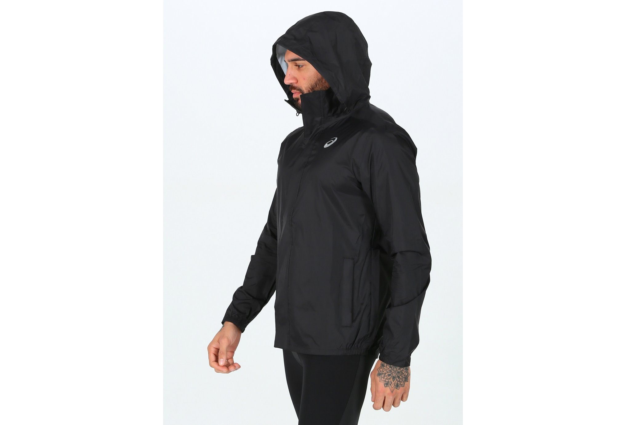 asics running rain jacket