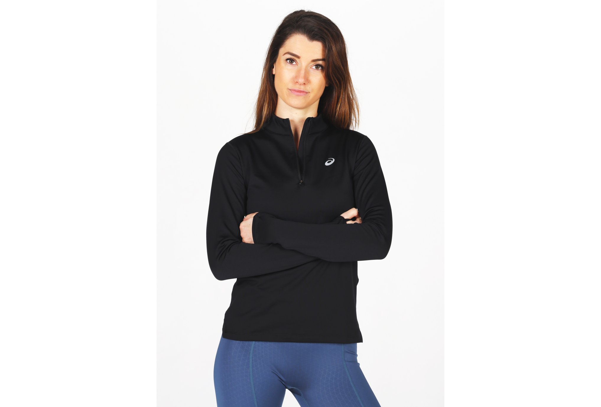 Asics Silver LS 1/2 Zip W vêtement running femme