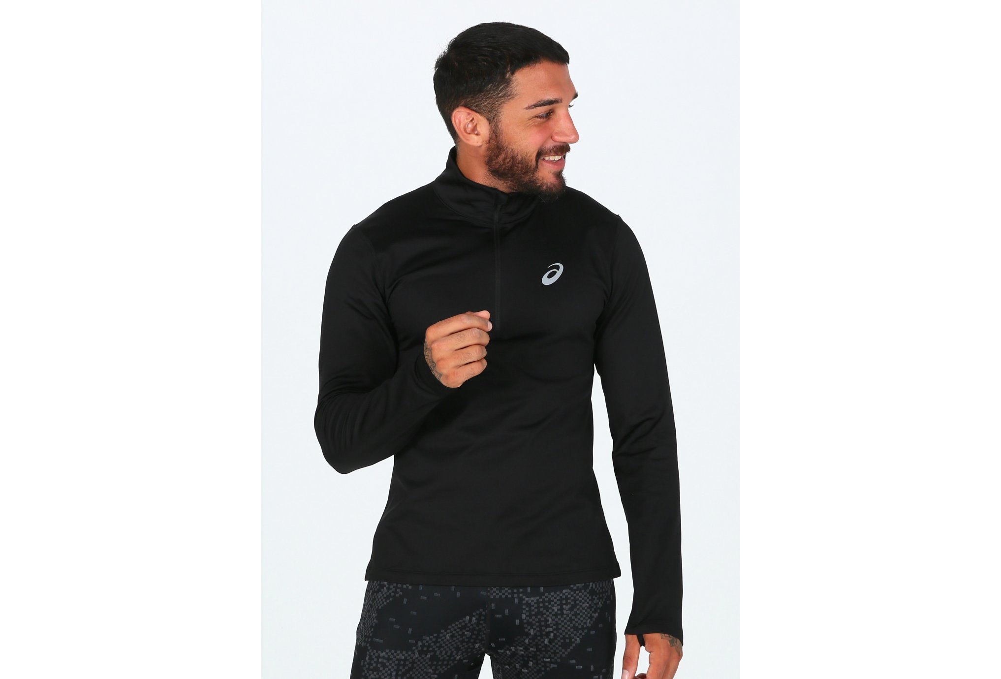 Asics Silver Winter LS 1/2 Zip M vêtement running homme