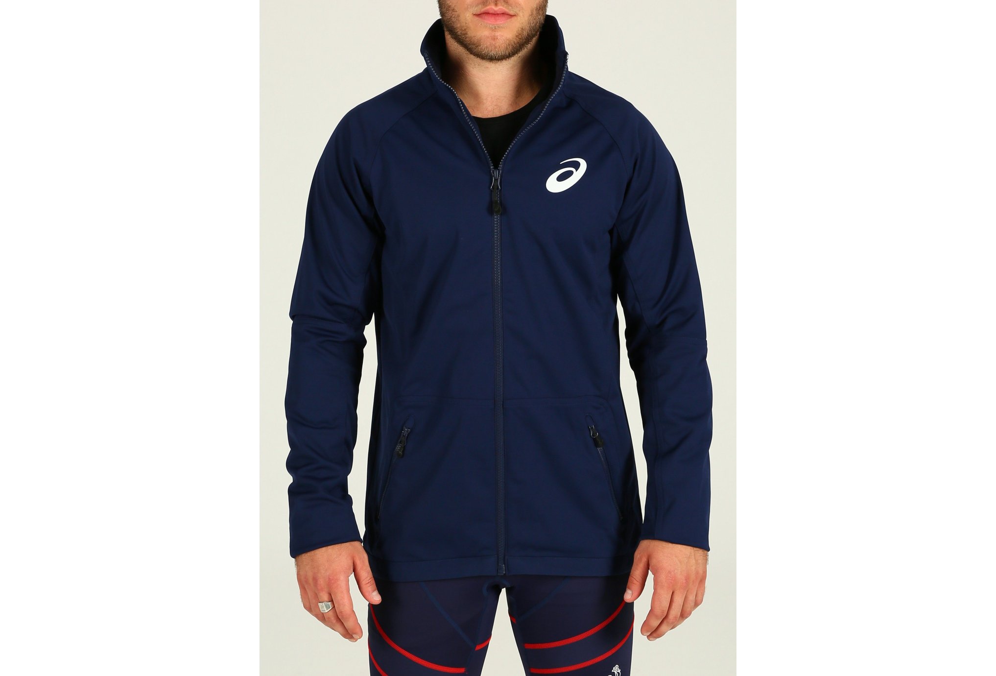Asics Soft Shell Équipe de France M vêtement running homme