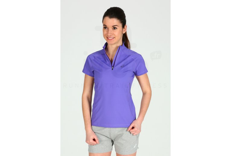 Asics Tee-shirt Speed 1/2 Zip Damen