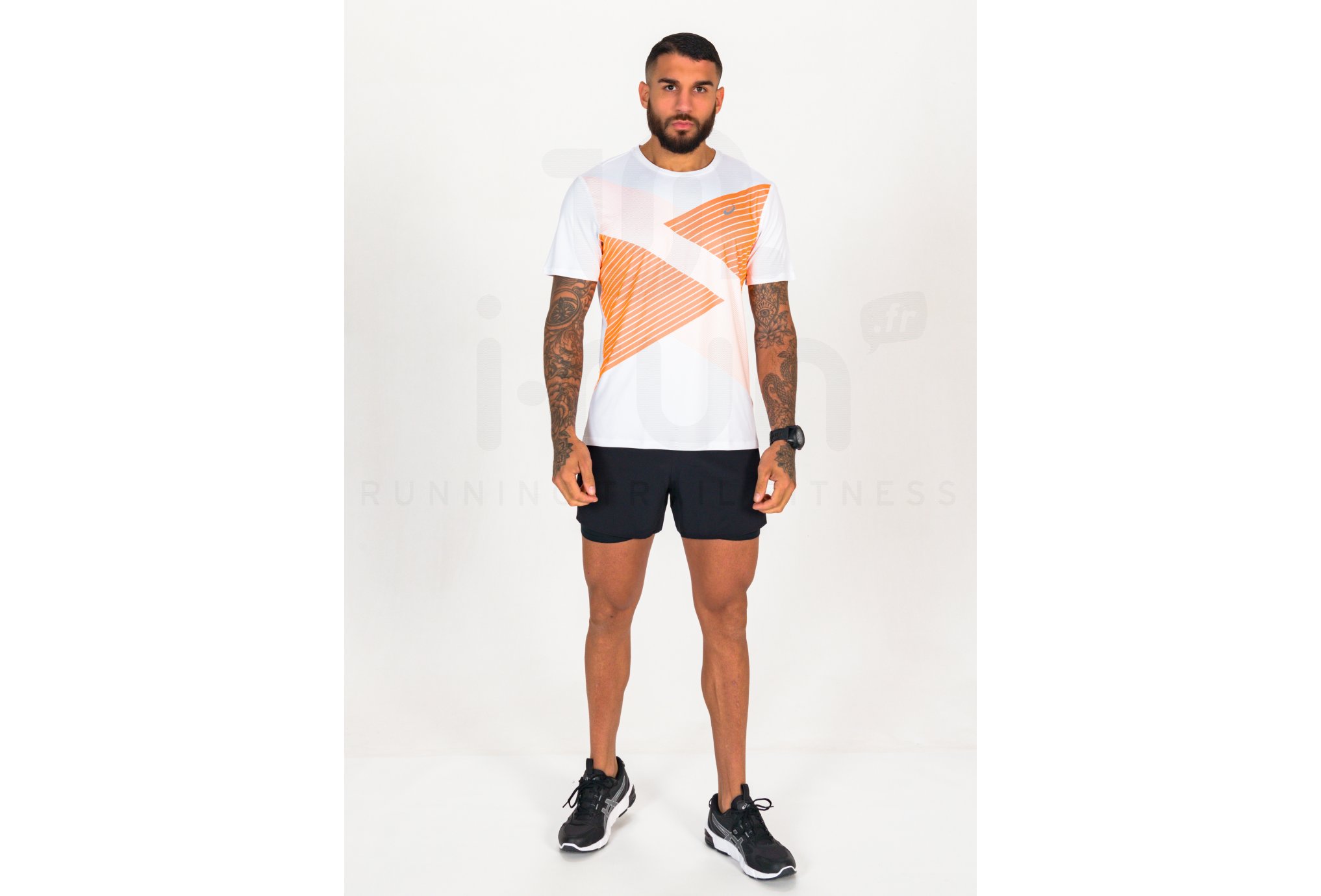 Tokyo Laundry - Polo - Asimétrico - Manga Corta - Para Hombre Gris Carbón Marl S