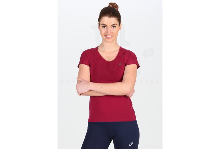 Asics camiseta manga corta V-Neck