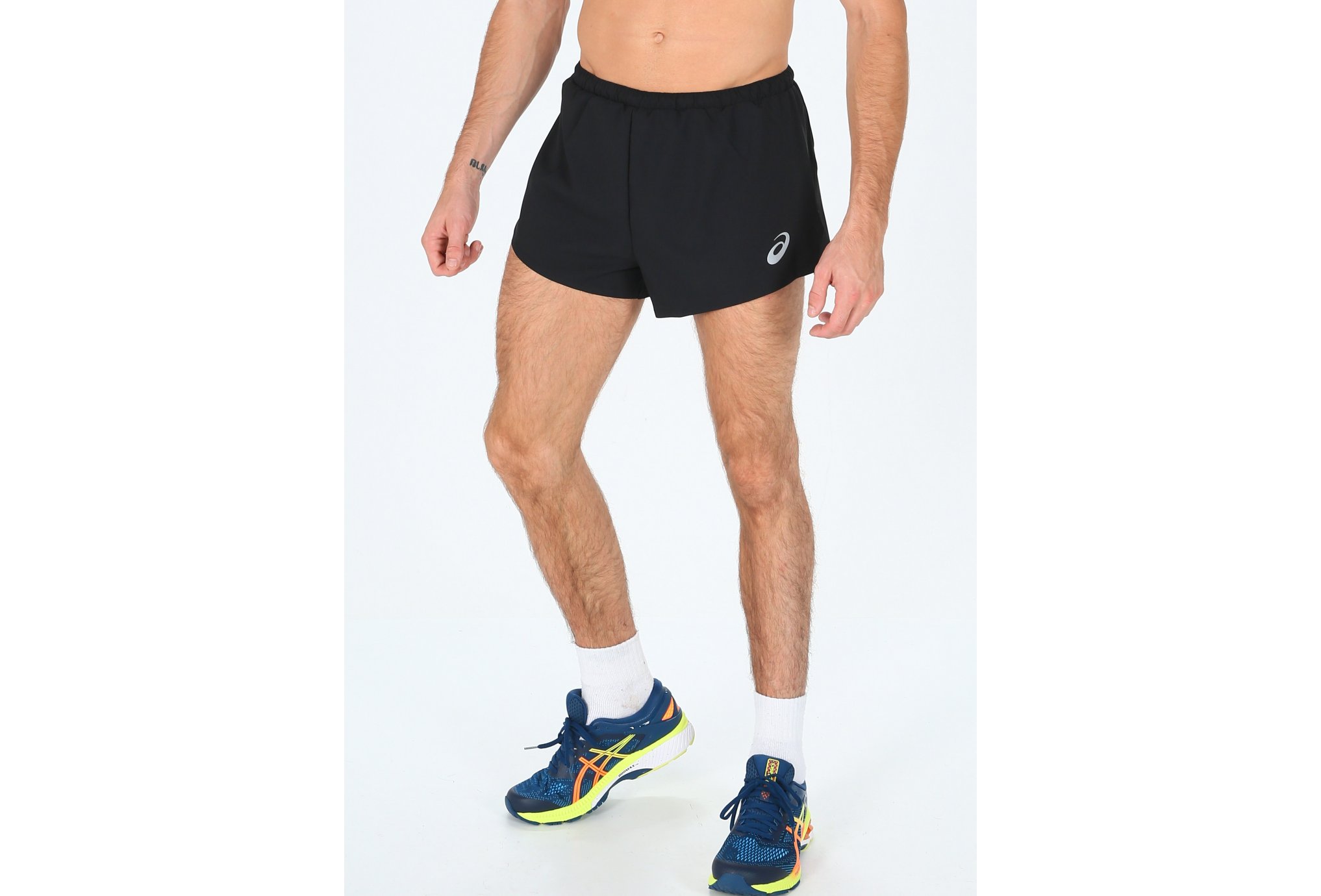 asics running shorts mens