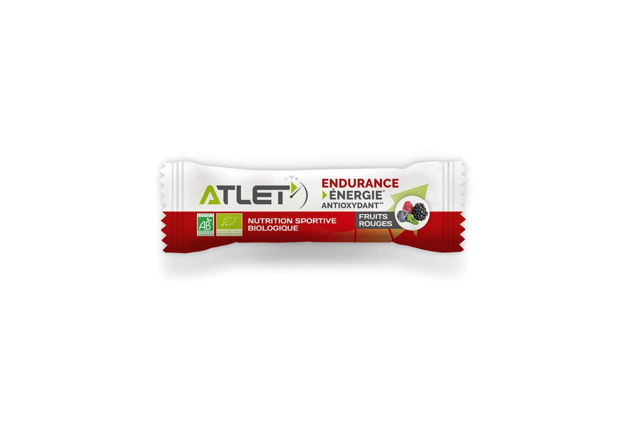 Atlet Barre Énergétique Endurance - Fruits Rouges Diététique Barres
